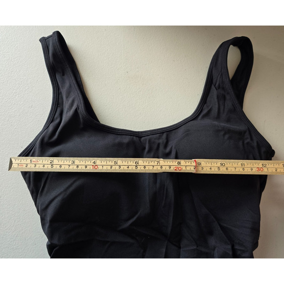 Vertvie Sleeveless Flare Jumsuit Women's L Black Backless Bodycon Seamless NWT - Picture 9 of 16